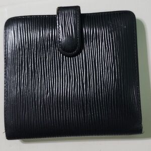 LOUIS VUITTON Small Black Epi Wallet